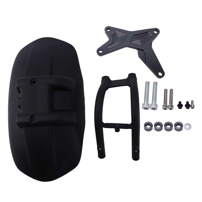 Motorcycle Rear Tire Bracket Mudguard Splash Mud Dust Shield Accessories for Nmax 155 Titanium-Color