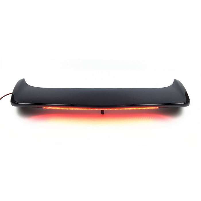 Motorcycle Rear Trunk Spoiler with LED Light Lens for Goldwing GL1800 2001-2017 LED Brake Light