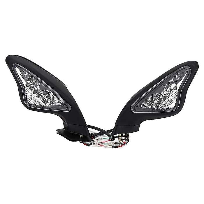 Motorcycle Rearview Mirror with Turn Signal LED Mirror for 848 1098 1098S 1098R 1198 1198S 1198R