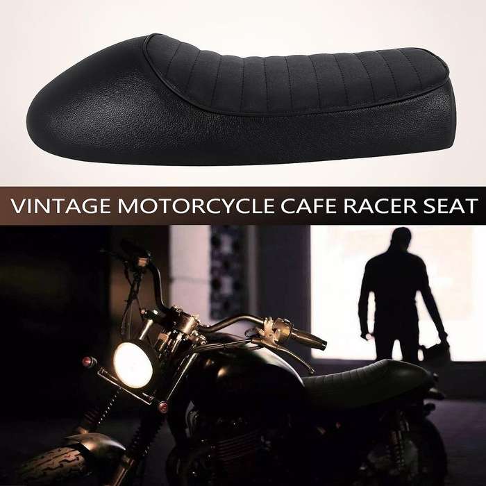 Motorcycle Retro Vintage Hump Cafe Saddle Flat Pan for Cg125 Cb350 Cb400 Cb500 Cb750 Sr400 Xj Xs