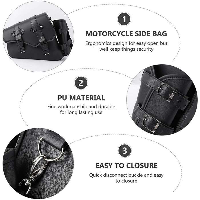 Motorcycle Saddle Bag Swingarm Bag Side Tool Bags Swing Arm Bag Bike Accessories Left