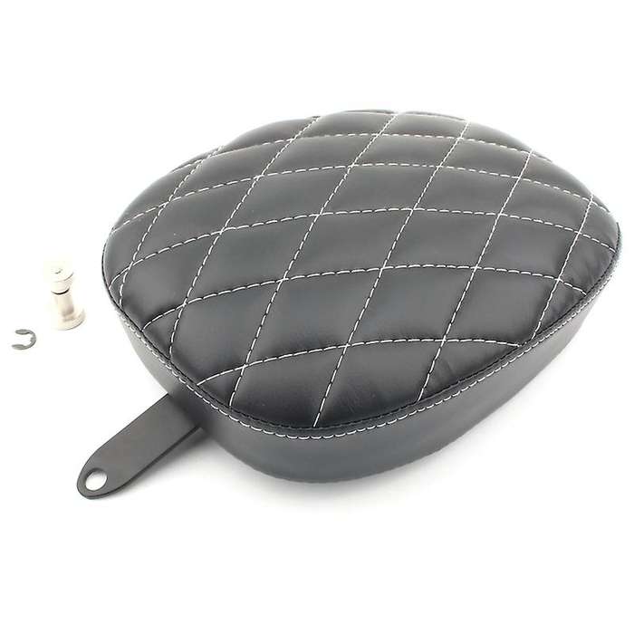 Motorcycle Seat Leather Seat Motorcycle Rear Pillion Passenger Pad Seat Cushion for Xl1200 883 72 48