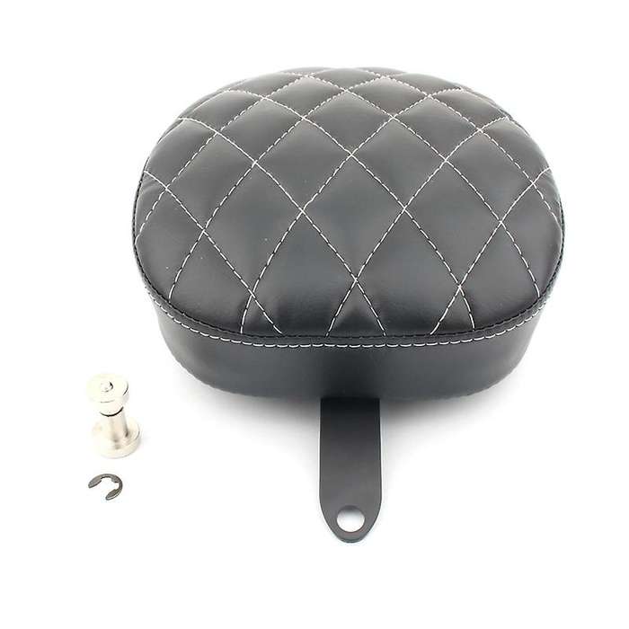 Motorcycle Seat Leather Seat Motorcycle Rear Pillion Passenger Pad Seat Cushion for Xl1200 883 72 48