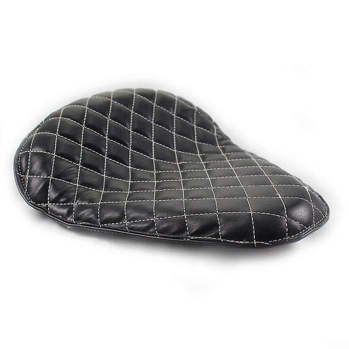 Motorcycle Seat Cushion Solo Driver Seat with Spring for Chopper Custom