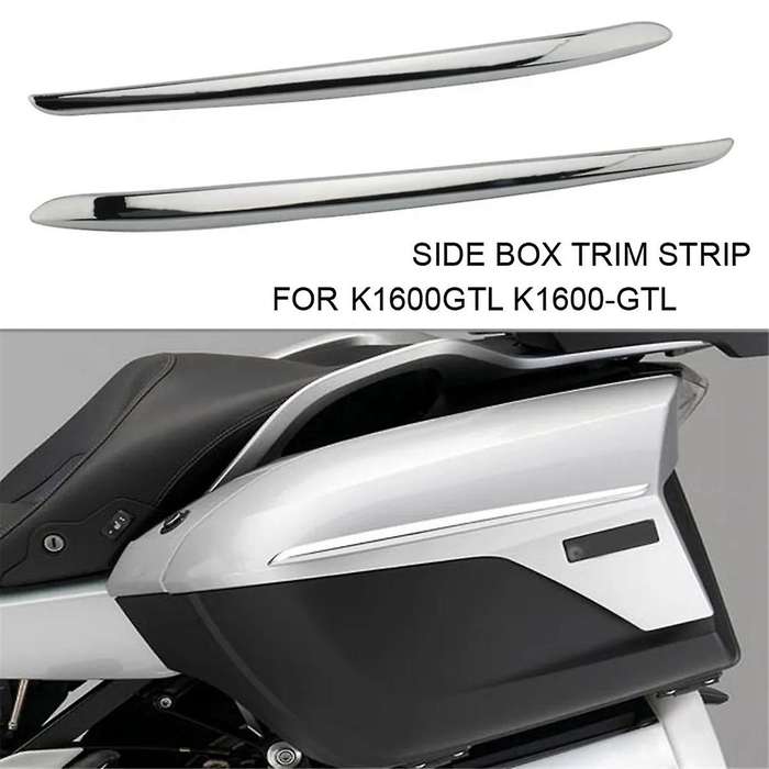 Motorcycle Side Box Trim Strip Side Panel Storage Box Plating Trim Strip Suitable for K1600gtl 2011-