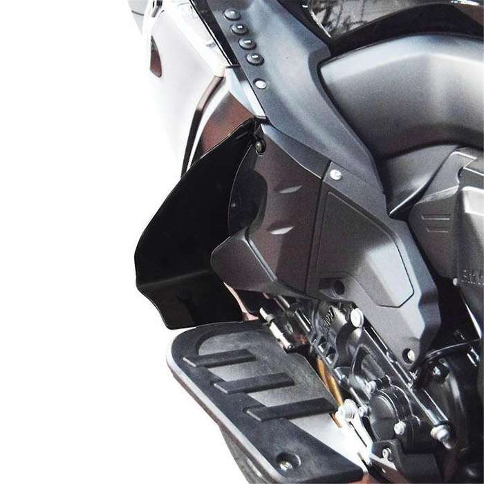 Motorcycle Side Deflector Lower Part Wind Deflector for K1600B K 1600 Grand America 2017-(Smoke Gray
