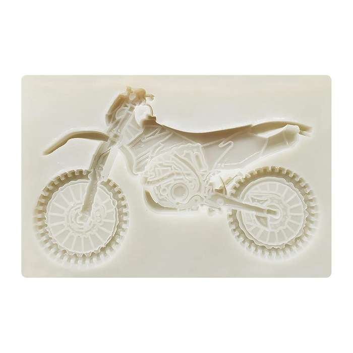 Motorcycle Silicone Mold Chocolate Mold Cake Decorating Paste Sugar Topper Mould Motor Bike Cake Dec