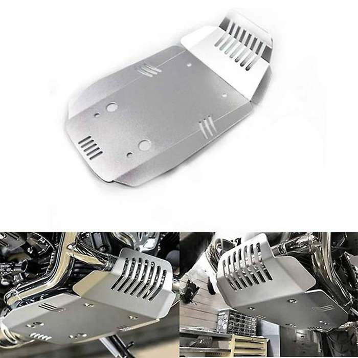Motorcycle Skid Plate Engine Guard Protection for & Scrambler & Pure 2014-2019 (Silver)