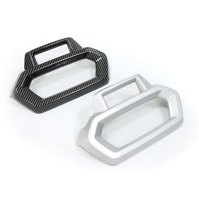 Motorcycle Speedometer Gauge Instrument Meter Ring Cover Protector for Xmax300 2023(silver)