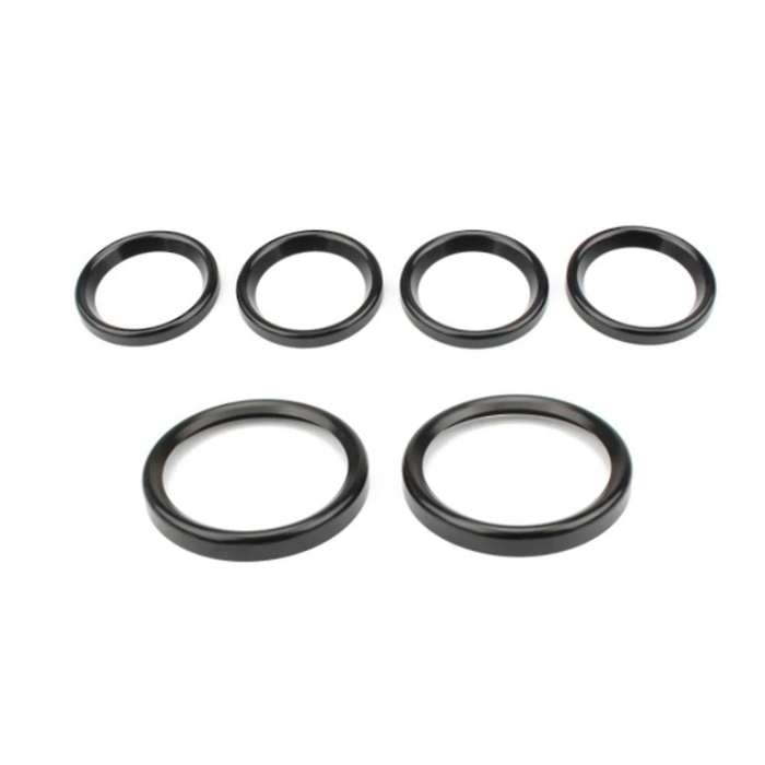 Motorcycle Speedometer Trim Ring CNC Instrument Cover Burst Gauge Bezel Kits for Touring Road Street