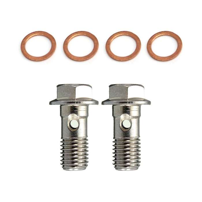 Motorcycle Stainless M10 x 1.25 Banjo Bolts Brake Master Cylinder Screw Brake Hose Caliper Bolt Hyd