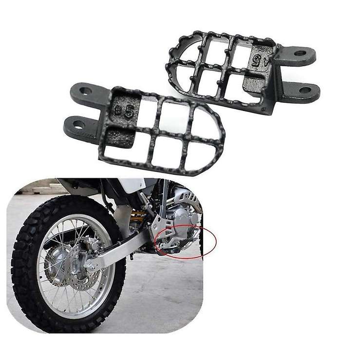 Motorcycle Steel Foot Pegs Footrests for XR250 XR 250 400 CR80 XR650L 96-05 XR350R 83-84 XR600R 89-0