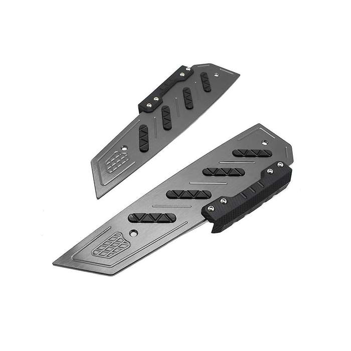 Motorcycle Step Footpads Pedal Plate Cover for Forza 300 Forza300 Mf13 Mf 13 2018 2019 2020(gray)