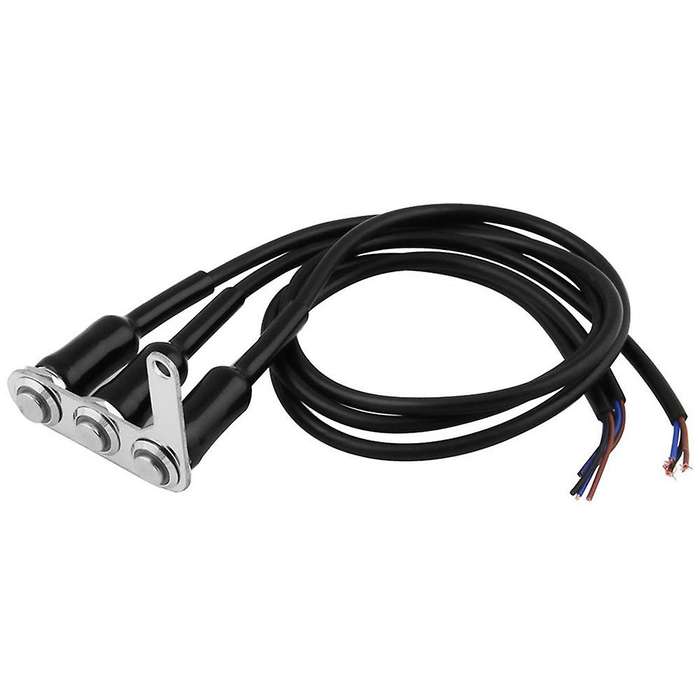 Motorcycle Switch Handlebar Adjustable Mount Waterproof Switches ON-OFF Push 3 Buttons for Headlight