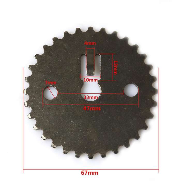 Motorcycle Time Chain Sprocket Cam Chain for CB125 CB CG XL 125 CB125F CB125R 32T Engine Timing Gea