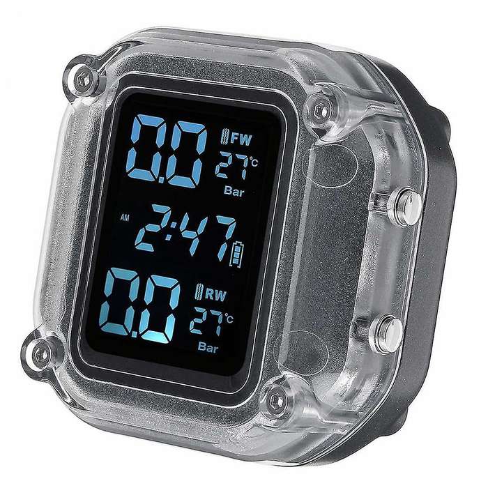 Motorcycle TPMS Motor Bike Motorbike Scooter Tire Pressure Monitoring System Magnetic Charging Exter