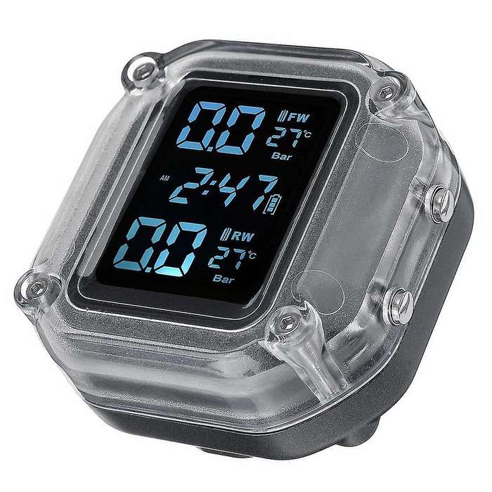 Motorcycle TPMS Motor Bike Motorbike Scooter Tire Pressure Monitoring System Magnetic Charging Exter