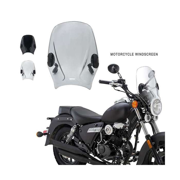 Motorcycle Windshield Wind Screen Shield Deflector Protector Cover for Keeway 125 / 150 / 200(trans