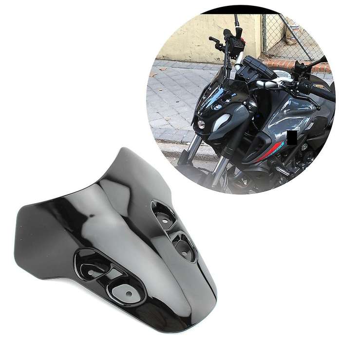 Motorcycle Windshield Windscreen Wind Deflector for 2021 MT-07 MT07 MT 07 Mt07 Black