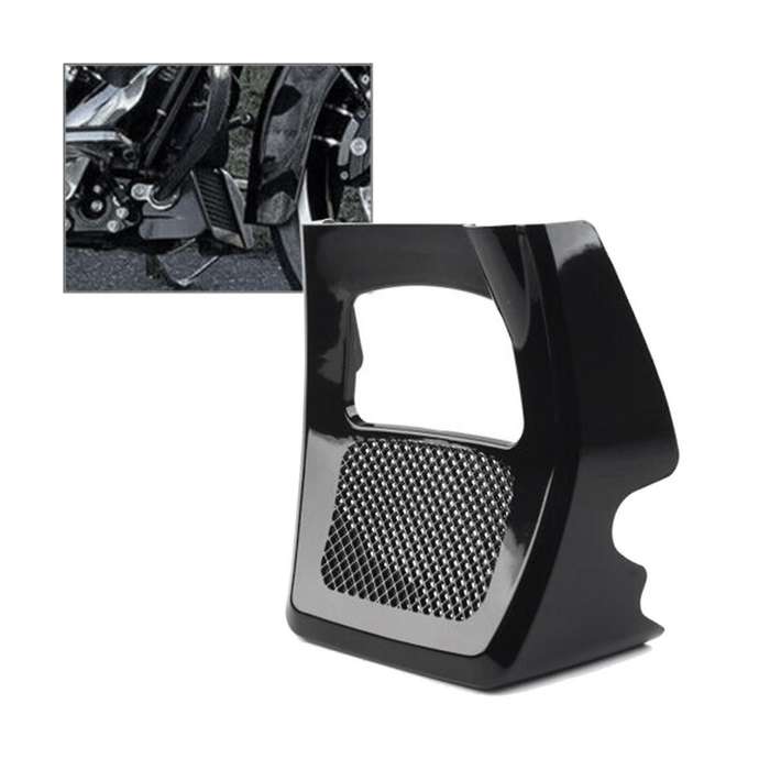 Motorcycles Chin Spoiler Radiator Cover for Road King Street Glide 2017-2023 Front Fairing Decorati