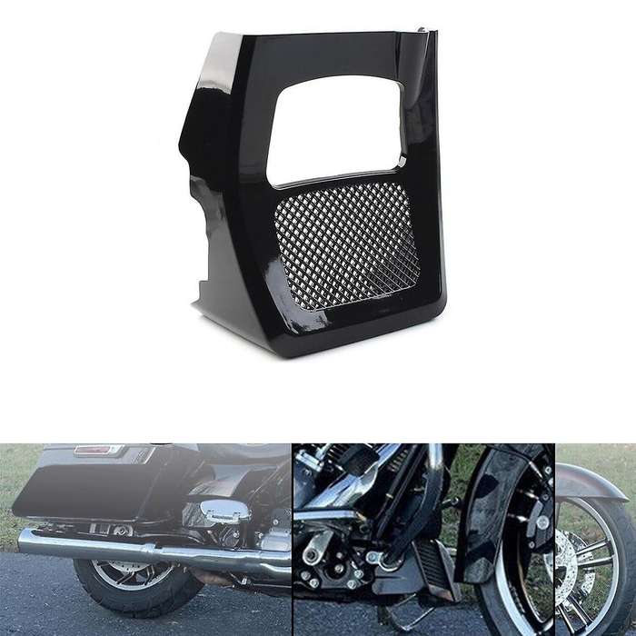 Motorcycles Chin Spoiler Radiator Cover for Road King Street Glide 2017-2023 Front Fairing Decorati