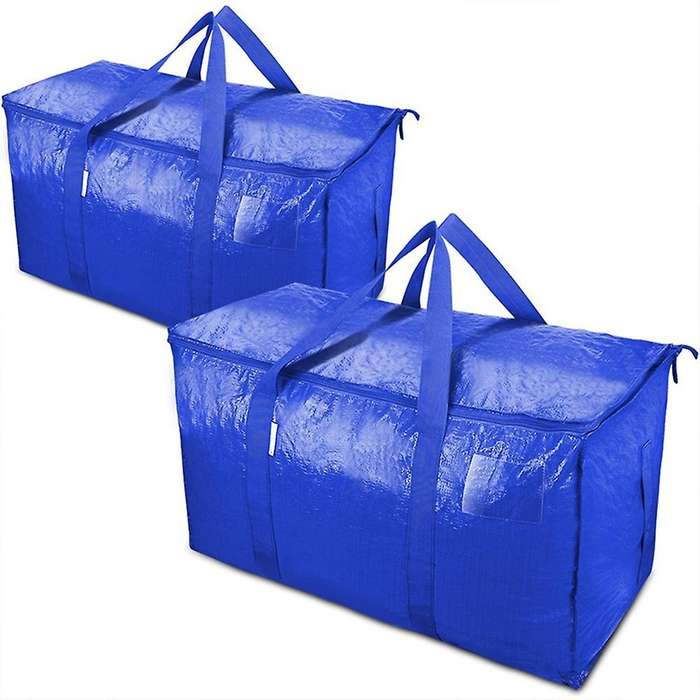 Moving Bags Heavy Duty with Strong Zippers and Handles Collapsible Moving Supplies, Storage for Pac
