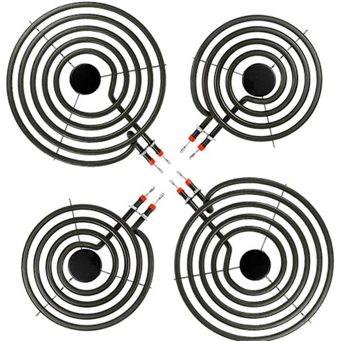 MP22YA Electric Range Burner Element Unit Set, 2 MP15YA 6 Inch & 2 MP15YA 8 Inch Range for , for Har