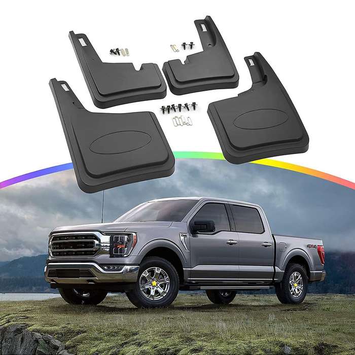 Mud Flaps for 2021 Splash Guards Mud Mudflaps Mudguards Fit for Front and Rear Wheel & Tire, 4PCS
