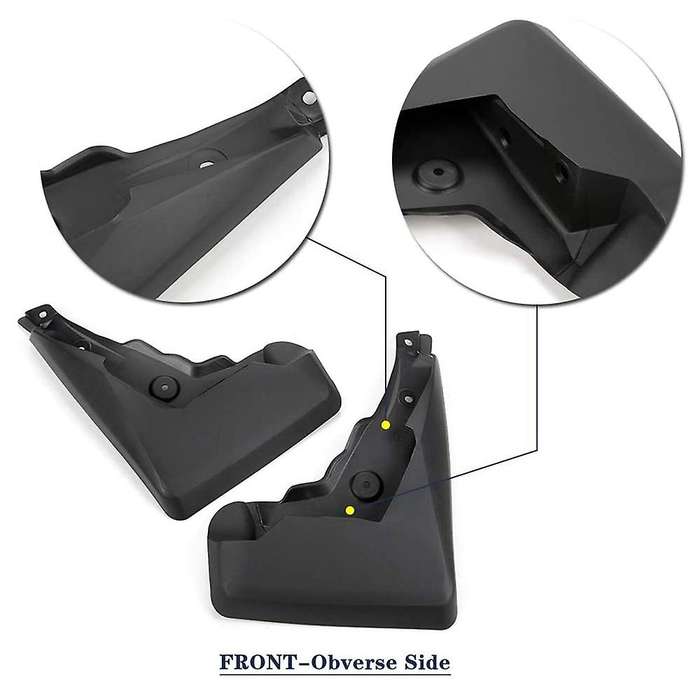 Mud Flaps Compatible for 2019-2022 Mud Splash Guards (4Pcs Set) Custom Front and Rear Splash Fenders