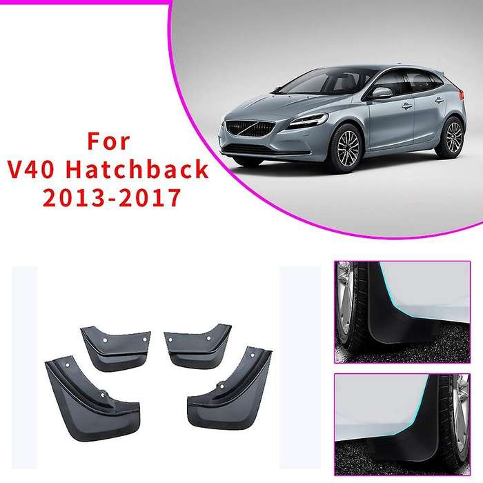 Mud Flaps Mudguards for V40 Hatchback 2013-2017 Front Rear Guards Car 4Pcs
