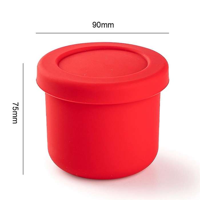 Multi-color Silicone Food Storage Container, Set Of 4, Reusable Airtight Food Containers with Lid, S