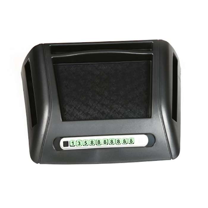 Multi-Function Dashboard Storage Box Console Phone Organizer Tray for 2019-2021, with Parking Number