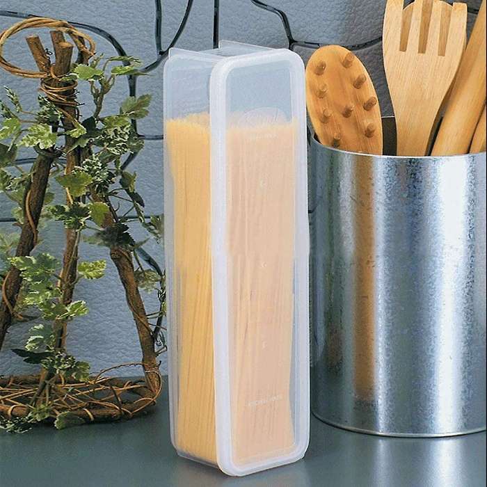 Multi-Function Pasta Spaghetti Box, Kitchen Noodle Box with Cover Food Storage Container
