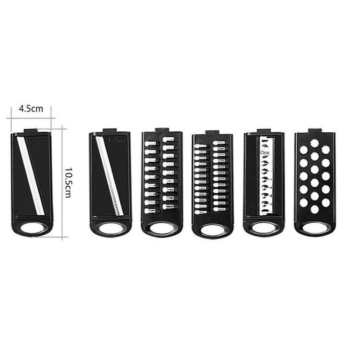 Multi-Function Vegetable Cutter Mandoline Slicer 6 Blades Grater Potato Peeler Kitchen Gadget