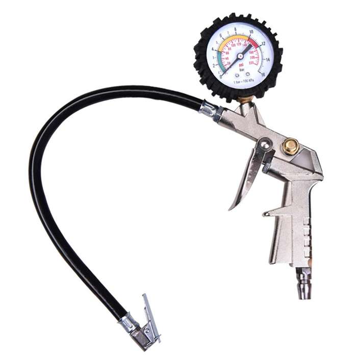 Multifunctional Mechanical Tire Pressure Gauge, High-Precision Tire Pressure Inflation and Deflation