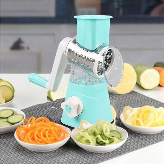 Multifunctional Roller Vegetable Cutter Hand Crank Home Kitchen Potato Grater