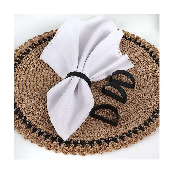 Napkin Rings Of 12,napkin Rings Decor for ,mother's Day,thanksgiving,christmas,anniversary Dinners B