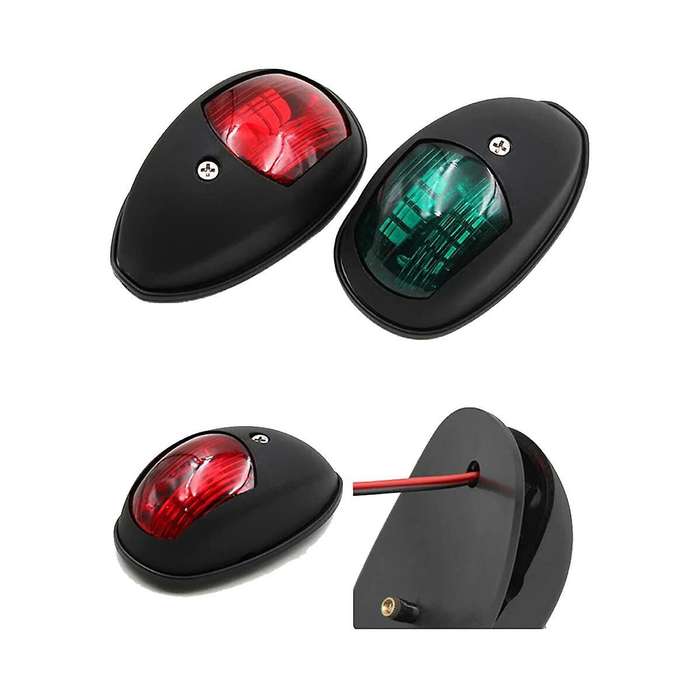 Navigation Light Led Boat Side Light Signal Light Signal Warning Light Yacht Light Black