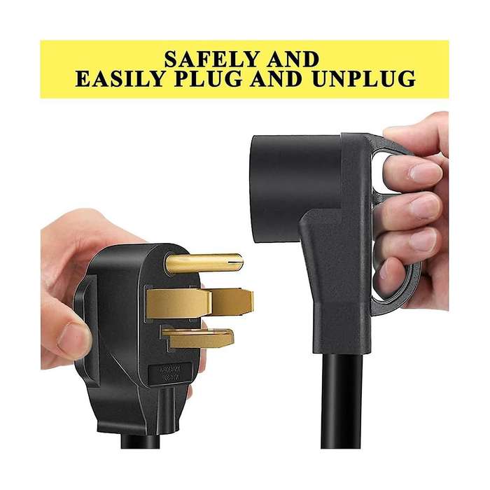 Nema 14-30p to 14-50r Ev Charger Adapter Compatible 30amp to 50amp Ev Conversion Adapter Cord for 2