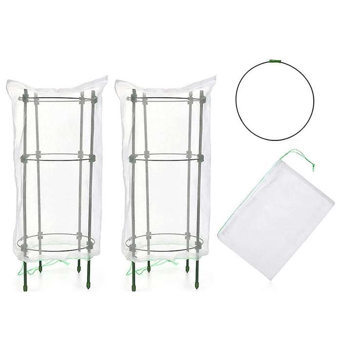 Netting Mesh with Drawstring ,garden Bug Netting Plant Cover for Protect Plant Flower From Insect