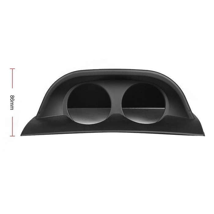 New 2inch 52mm Car Dual Dash Gauge Meter Pod 2 Hole Dashboard Mount Holder Black
