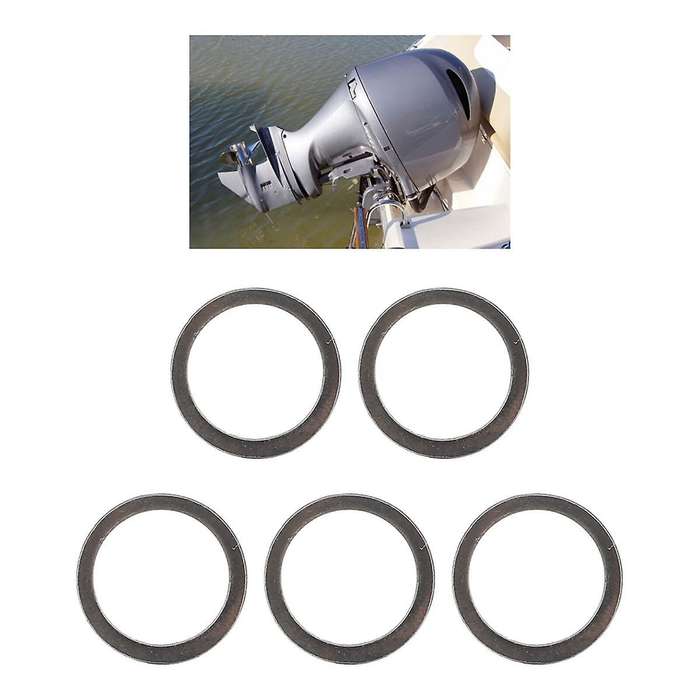 New 5PCS Outboard Gearbox Gasket 90201-17682 for Outboard Motor 2T 9.9HP-15HP 4T 8HP-15HP Boat Engi