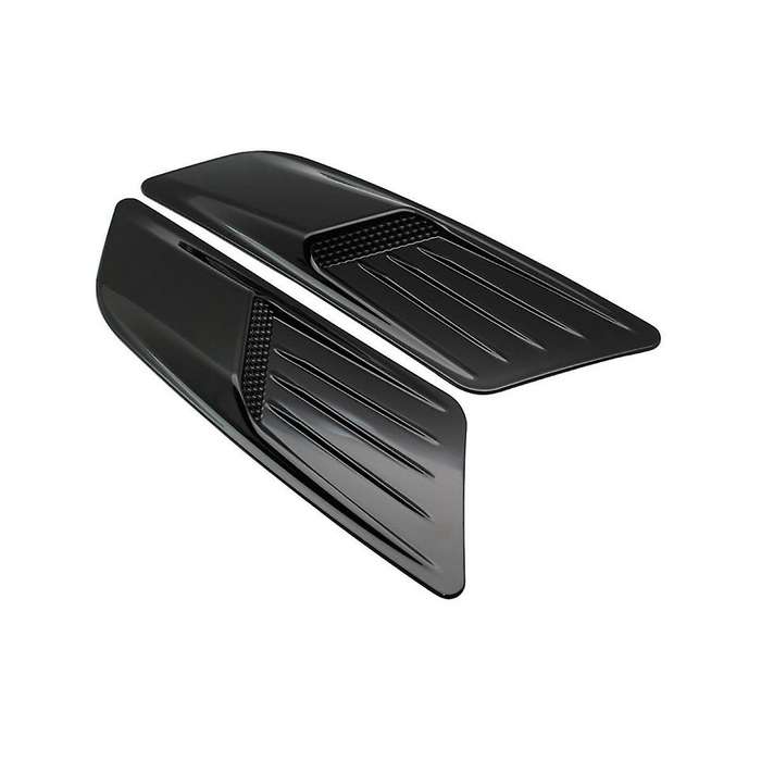 New Car Exterior Air Outlet Hood Retrofit for Piano Black Hood Air Outlet Universal