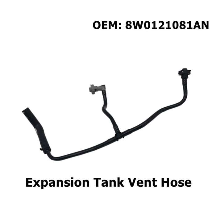 New Expansion Tank Vent Hose for A4 A5 S4 S5 8W0121081AN Engine Coolant Radiator Overflow Pipe 8W0 1