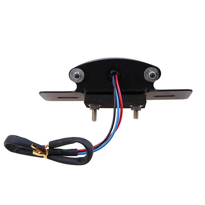 New Motorcycle LED Rear Brake Tail Light Stop License Plate Lights for Motorbikes Truck ATV Trailer