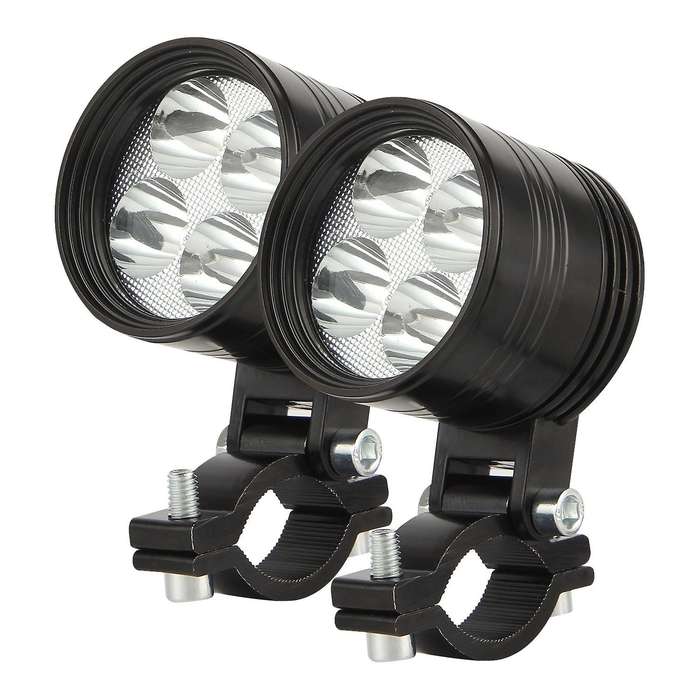 New Motorcycle Fog Lights for All Mountain Bikes, ATVs, Motorcycles LED Driving Lamp, 4 Lamp Beads