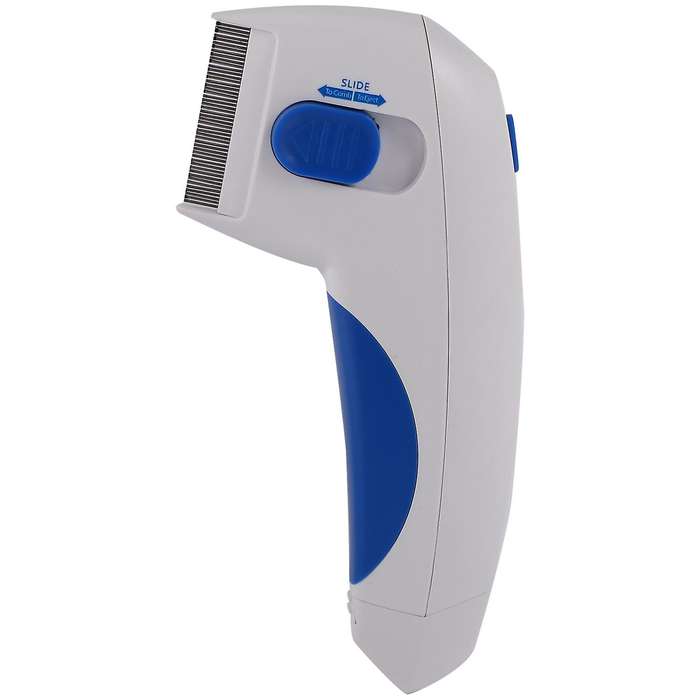 New Pet Flea Cleaner Comb Electric Pet Dog and Mites Flea Cleaning Brush Pet Convenient White Brush