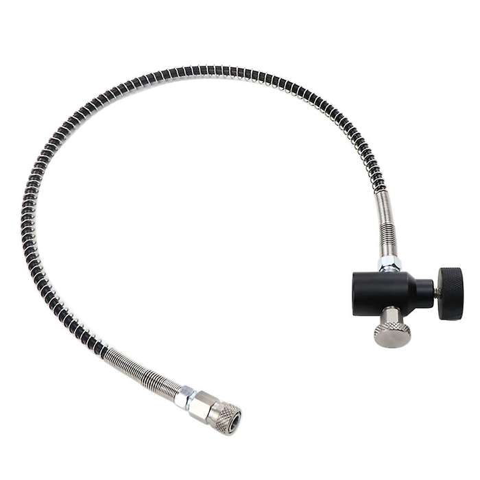 New PCP Fill Station Adapter with 37Inch Hose Line for High Pressure or CO2