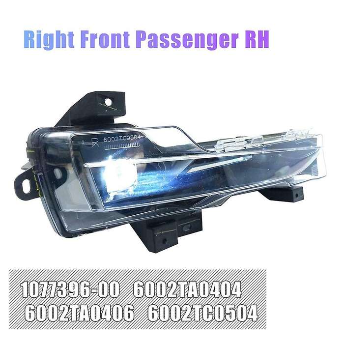 New Right for 2017 18 19 20 2021 / Y Car Front Fog Light Driving Lamp Led Drl No Europe Version