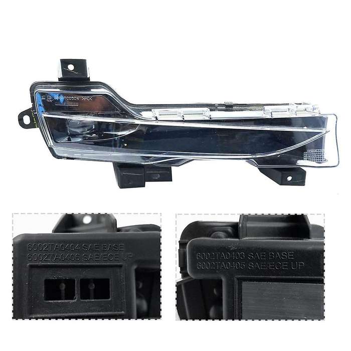 New Right for 2017 18 19 20 2021 / Y Car Front Fog Light Driving Lamp Led Drl No Europe Version